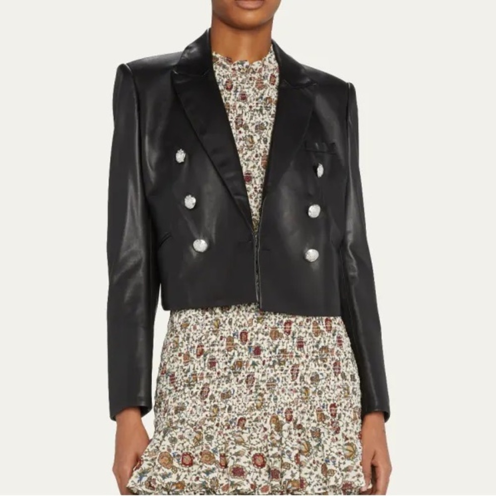 Veronica Beard Nevis leather jacket - Picture 2 of 9